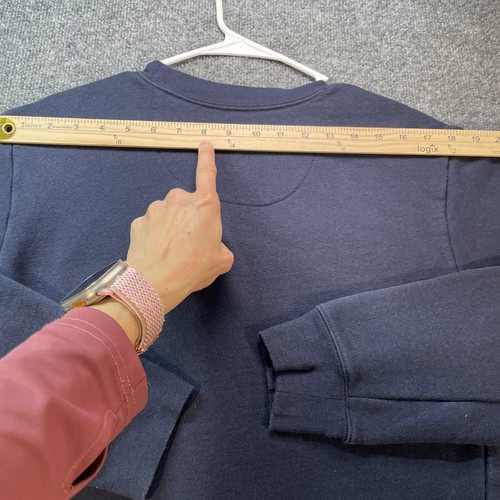 Patagonia Fitz Roy Icon Uprisal Crew Sweatshirt Herren S Damen M Navy Blau Fleece - Bild 8 von 11