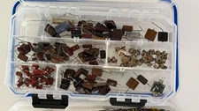 Vintage Resistors, Capacitors Mixed Lot