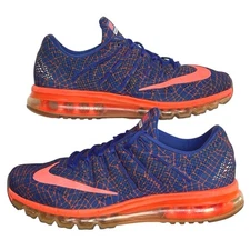 Nike Air Max 2016 Print Mens Running Shoe Size 12 Blue Orange