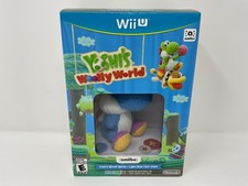 Yoshi's Woolly World + Light Blue Yarn Yoshi (Nintendo Wii U, 2016)