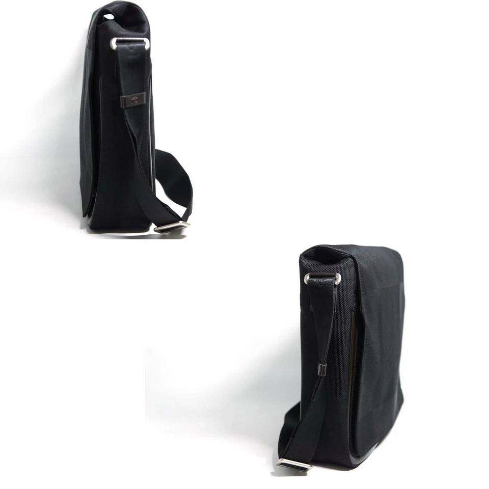 Bolso de hombro mensajero Damier Geant M93032 negro negro LOUIS VUITTON Foto 3 de 4