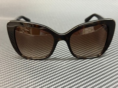 DOLCE & GABBANA DG4348 502 13 Havana Cat Eye Women display picture 1