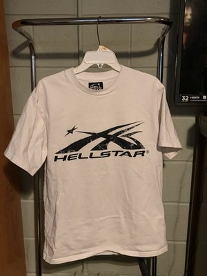 Hellstar Men's T-Shirt Medium Red/Black/White Short Sleeve. Working NFC Scan