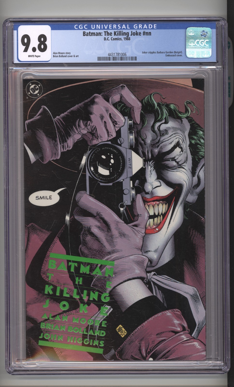 Batman: The Killing Joke #1 (7th Printing) Value - GoCollect