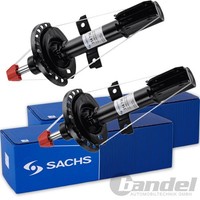 2X Sachs StossdÄMpfer Vorderachse Passend FüR Renault Clio 3 Grand Modus