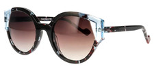 FACE A FACE SPLIT 1 COL0078 CRYSTAL BURGUNDY TORT/GREY GRADIENT SUNGLASSES 51-21