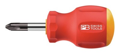 PB Swiss Tools Schraubendreher Stubby PH1 x 30 mm SwissGrip - PB 8195.1-30