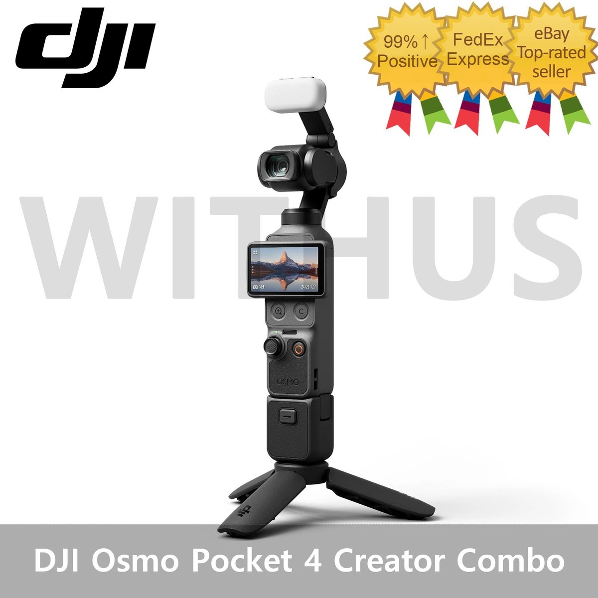 DJI Osmo Pocket 4 Creator Combo 4K 240fps Vlogging Camera Gimbal