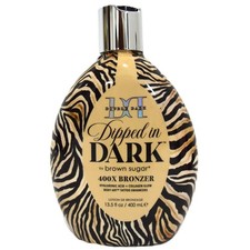 Brown Sugar Dipped in Dark 400X Bronzer Tanning Lotion 13.5oz Collagen