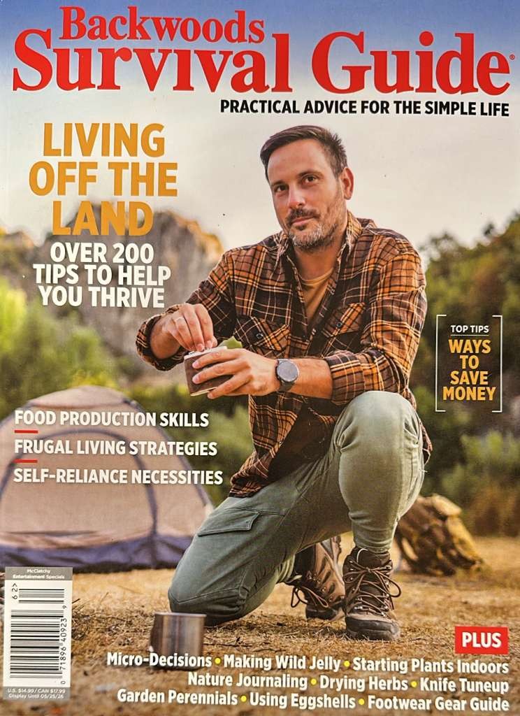 Backwoods Survival Guide Magazine Issue 62 Free Shipping