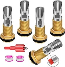 5 Sets Automatic Pig Nipple Waterer for Barrel Kit Stainless Steel Hog Drinker F