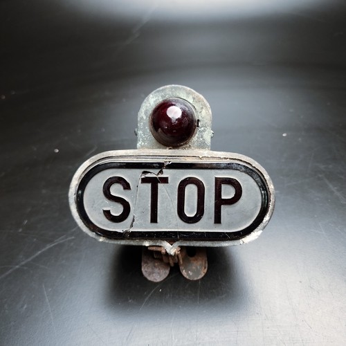 Monarch Antique STOP Tail Light Housing CRACKED Hot/Street/Rat Rod Car Truck🚗 - Picture 5 of 7