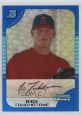 2005 Bowman Chrome First Year Blue Refractor /150 Nick Touchstone #280 vc5