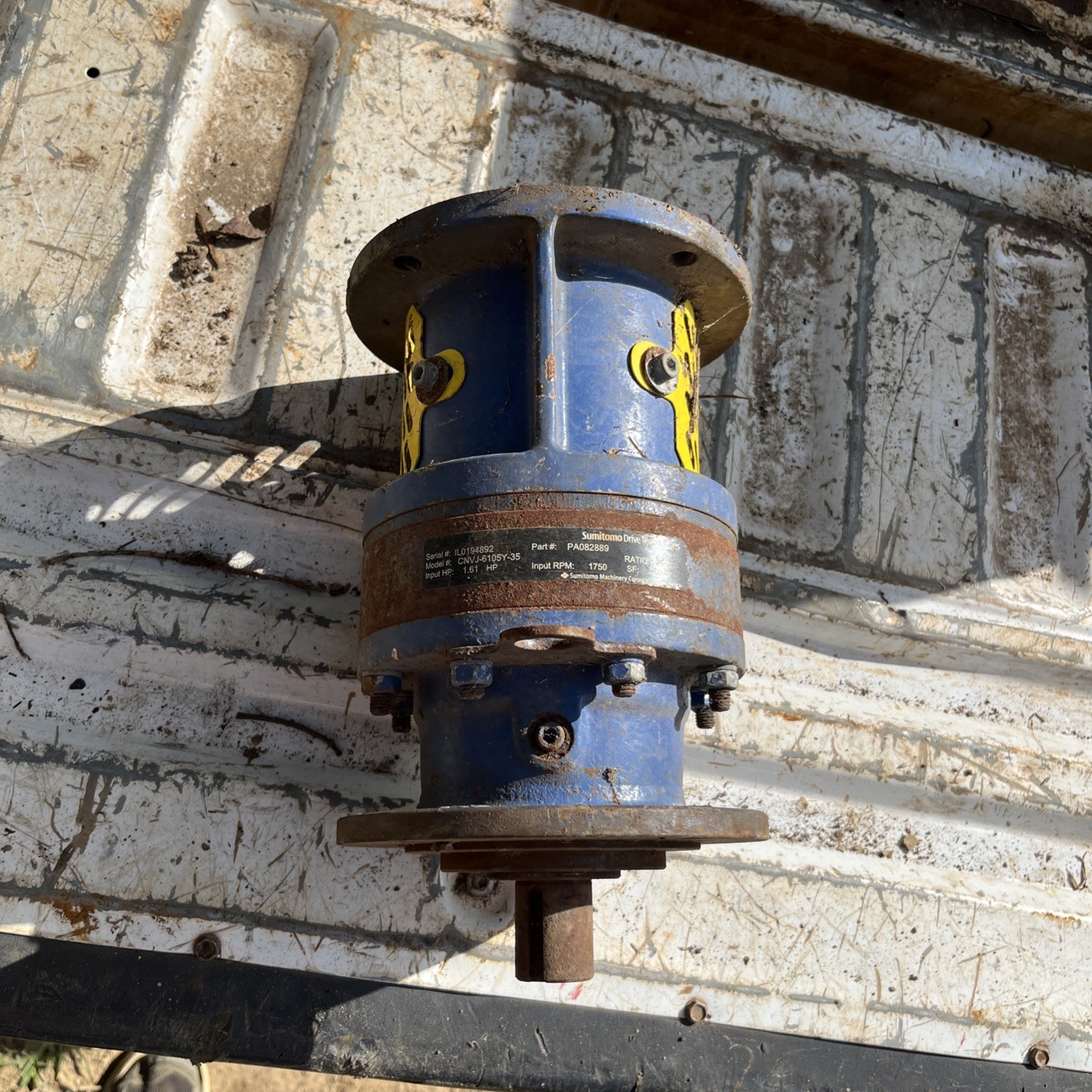 Sumitomo Cyclo 6000Inline Gearbox 35:1 Model Number Conch-6105y-35