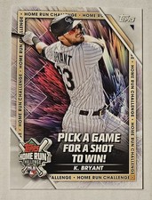 KRIS BRYANT 2023 Topps - Home Run Challenge Code Card #HRC-7 Rockies All-Star