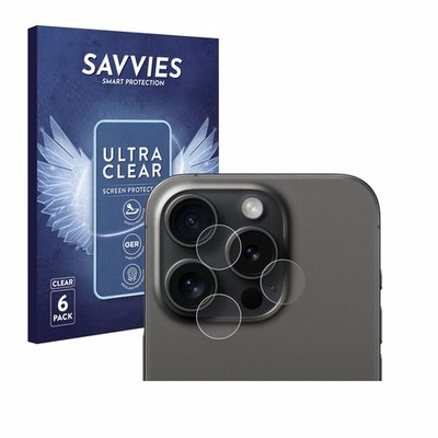 6x Schutzfolie für Apple iPhone 15 Pro (NUR Kameraschutz) Displayschutz