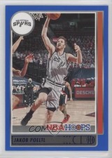 2021-22 Panini NBA Hoops Blue Jakob Poeltl #44 14x1