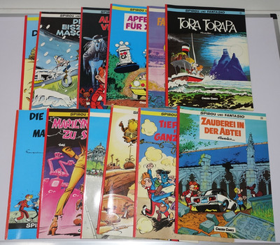 Spirou & Fantasio 12 Bände Carlsen Comics 1989 Franquin Fournier Set