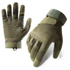 Winter Tactical Gloves Men Touchscreen Thick Rubber Shell Outdoor Riding Warm