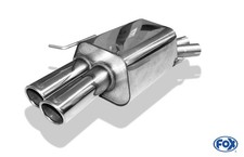 Fox Edelstahl Sportauspuff BMW Z4 E89 Roadster 2x80mm rund eingerollt