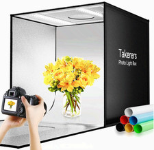 24x24 Photography Light Box Studio Tent 3000-5600K Foldable Kit