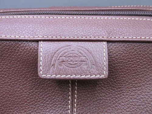 Dopp Men's Leather Framed Toiletry Travel Kit Brown DEFECT - Picture 5 of 16