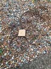 Vintage Cast Iron Wagon/ Cart Wheel 16  Diameter. One Only