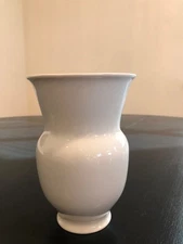 Classic Bauhaus design KPM Berlin- HALLE 0 Vase White Porcelain 5 ¾” 