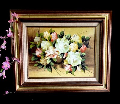 K. Smith Signed Oil Painting 23 L x 19.5 W
