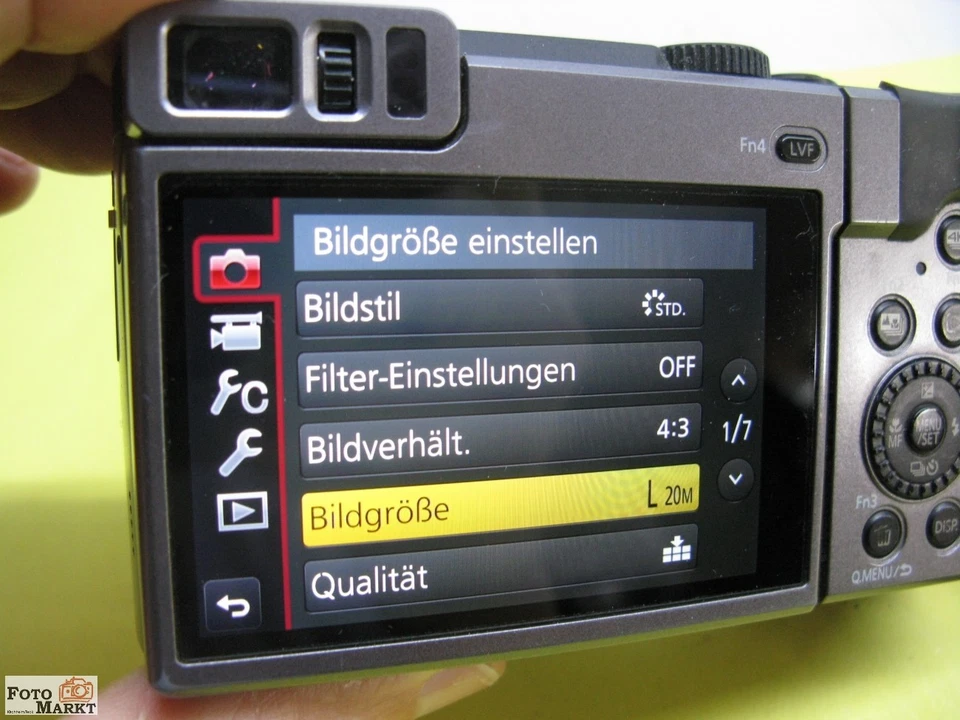Panasonic LUMIX DC-TZ90 / DC-ZS70 20.3MP Digitalkamera - Schwarz, Foto 4 von 5