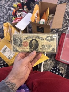 1917 $1 Legal Tender Note With A split (see pictures)