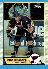 1989-90 Topps #116 Rick Meagher St. Louis Blues Card