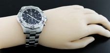 TAG Heuer Aquaracer Chronograph CAF101E 43mm Steel Grand Date Quartz Watch 2