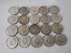 Kennedy Half Dollar 1969 Silver Lot of 20 Circulated Coins