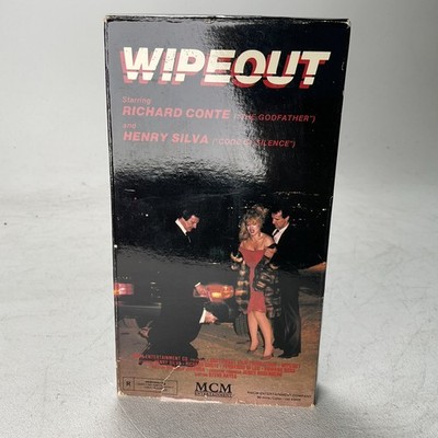 Wipeout VHS Richard Conte Henry Silva MCM Entertainment Rare Vintage