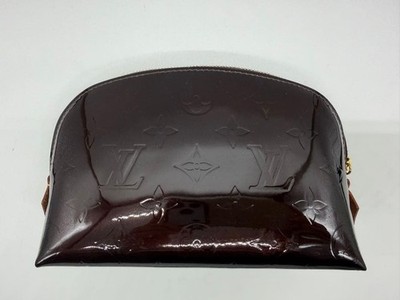 Louis Vuitton Vernis Monogram Amarante Pouch From Japan