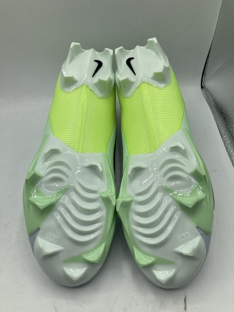 Nike Vapor Edge Pro 360 2 Cleats Mens Sz 12 Pure Platinum/Vapor Green DA5456-004 Nike Vapor Edge Pro 360 2 Cleats Mens 12 Pure Platinum/Vapor  main image 3