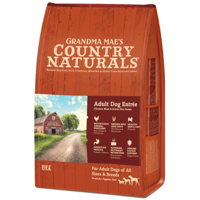 Grandma Mae s Country Naturals Dry Dog Food, Adult Sensitive Stomach Formula,...