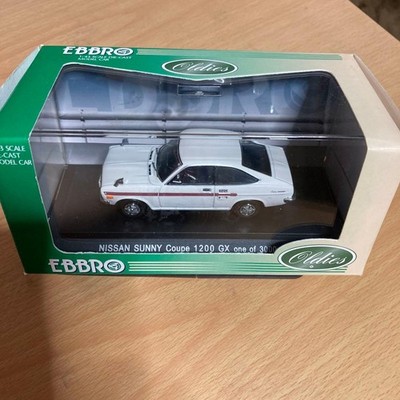 EBBRO Nissan Sunny Coupe 1200 GX weiß