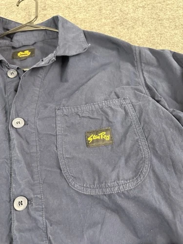 Stan Ray Coverall Jacket Mens XS Small Barn Work Coat Button Up Shirt Twill N87 image 2