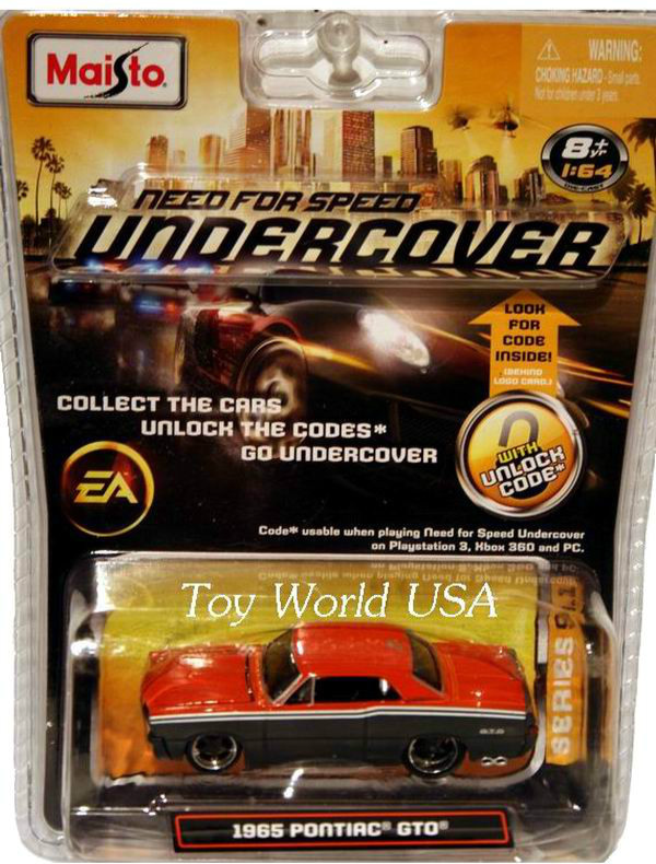 2009 Maisto NEED FOR SPEED UNDERCOVER 1965 Pontiac GTO | eBay