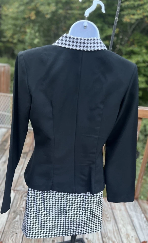 Brioche California Mujer Talla 9/10 Falda Traje Cremallera Completa Chaqueta Espiga K-450 Foto 2 de 4