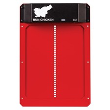 ORIGINAL RUN-CHICKEN T50 Automatic Coop Door RED – Open Box, older version
