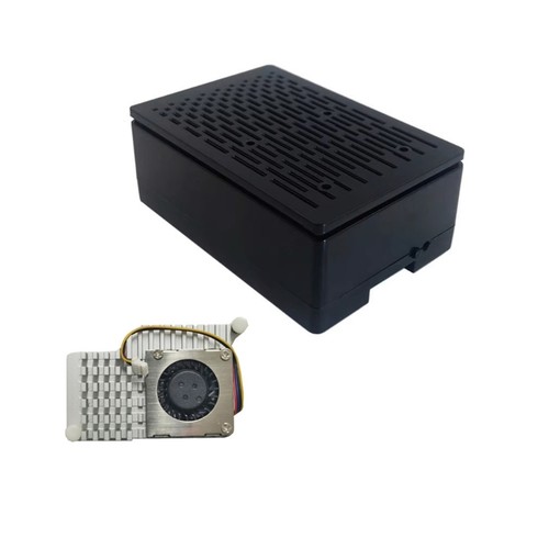 Case Cover For RPI5 Protective Case with Optional Heatsink Fan Heat Dissipation - Zdjęcie 4 z 12