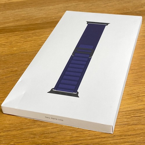 🟢 Apple Watch Navy Alpine Loop Ultra Strap 49mm Black Titanium L 100% Original - 第 18/19 張圖片