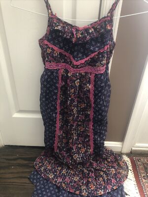 justice holiday dresses Justice Girls Fancy Floral And Glitter Holiday Dress - Size 8 - Long