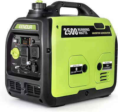 EENOUR 2.5kVA Portable Gasoline Inverter Generator DK2500iS 6H Use 