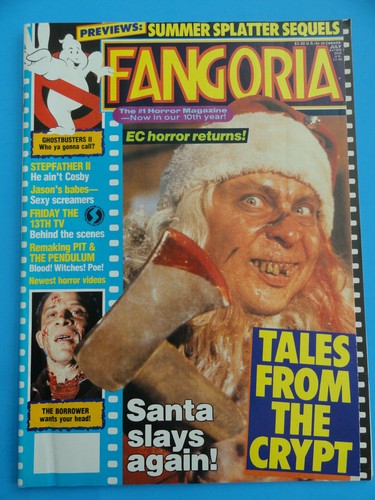 FANGORIA MAGAZINE #84 JULY 1989 TALES FROM THE CRYPT W/ FRIDAY THE 13TH 2 POSTER - 第 1/12 張圖片