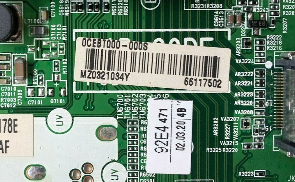Carte Mère TV LG 55SM9010PLA - Neuve - EAX68766003 EBT66117502