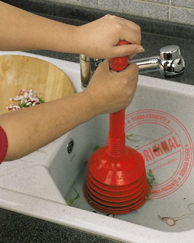 TURBO PRODUKTE Stampfer Rohrreiniger Abflussreiniger Saugglocke Pömpel Pümpel - Bild 9 von 14